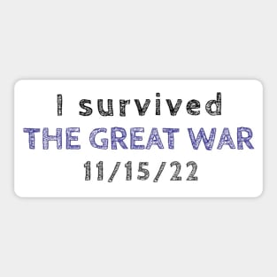 I survived the Great War Sticker